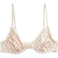 Next Hauts de bikini vert foncé / orange / rose / rose