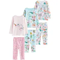 Next Pyjama 'Snuggle' bleu clair / vert / rose / blanc