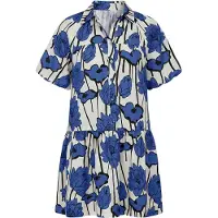 Imily Bela Robe-chemise bleu / noir / blanc