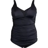 Swim By Zizzi Maillot de bain modelant 'Severly' noir