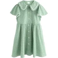 Next Robe vert / blanc