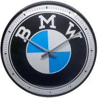 BMW Horl. mur. rétro compteur Logo DIAMÈTRE : 31 CM