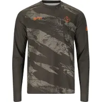 Endurance Hommes, Maillot de cyclisme, Kronos - Maillot VTT à manches longues — S (S), Noir, S