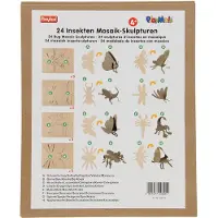 PlayMais Mosaic 3D Insecten Versieren, 24st.