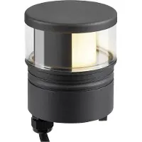 SLV 1006387 M-POL S Polehead, Tête de lampe Shader, anthracite, 11W, 285/310lm, 2700/3000K, CRI90 IP65