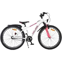 Volare Vélo pour enfants XC Race - 24 pouces - Nexus 3 - Blanc/Rose