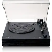 Lenco Tourne-disque avec Bluetooth, deux haut-parleurs intégrés et AT360