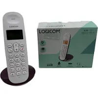 Logicom Téléphone sans fil Iloa 155T avec répondeur Taupe