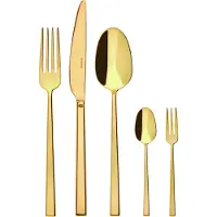 Sambonet Rock Edelstahl/PVD Gold Besteck 60tlg.Vh. S0183-S00017-S1897 52762GN2