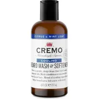 Cremo - Shampooing rafraîchissant pour barbe et adoucissant 2en1 AGRUMES & MENTHE 177 ml