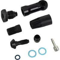 Magura 90º Mt/hs33 Exit Hose Argenté