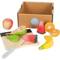 Small Foot Design Cuttable Fruit Set Fresh lot de jouets en bois 3 y+ 11 pcs