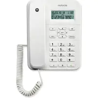 Motorola CT202 Téléphone fixe avec écran Blanc