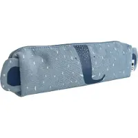 Trixie Baby Trixie trousse à crayons longue bleue - Mrs. Elephant - Coton bio
