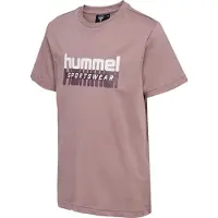 Hummel T-Shirt fonctionnel mauve / blanc