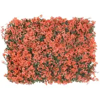 vidaXL Pare-vue Feuille d'érable Artificielle 6 pcs. Rouge clair 40x60 cm