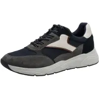Tamaris Baskets basses bleu foncé / kaki / blanc