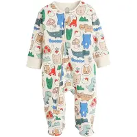 Next Pyjama 'Tog' beige / bleu / vert / rouge