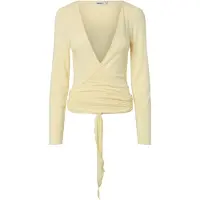 Pieces T-shirt 'PCROYA' jaune clair