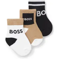 BOSS J53146 Socks 3 Pairs Multicolore EU 23 Garçon
