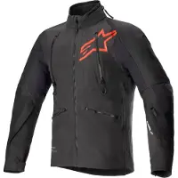 Alpinestars Hyde XT, veste textile Drystar ,Noir/Rouge Clair ,M