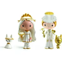 Djeco Figurines Tinyly des mariés Marguerite et Léopold,