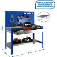 Simonwork (bancos De Trabajo) Établi Bt2 Box 1445x910x610 Mm