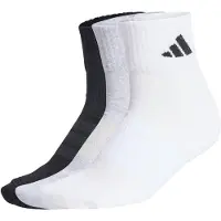 Adidas Chaussettes de sport 'Ess' gris clair / noir / blanc