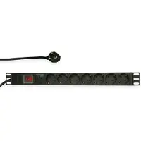 Logilink Steckdosenleiste 19" 7fach mit An/Aus Schalter
