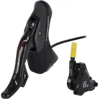 Campagnolo Super Record Hydraulic Eps Left Brake Lever With Shifter 140 Mm Gris 2s