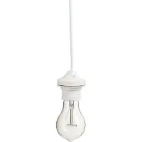 J-Line Socket plastique blanc