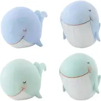 J-Line Wal Polyresin Bleu clair/Vert clair Petit Assortiment 4
