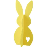 J-Line Lapin en feutre jaune moyen