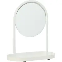 J-Line Miroir + présentoir à bijoux en fer blanc Small
