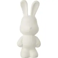 J-Line Lapin Eddy Polyrésine Blanc Moyen