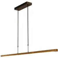 Masterlight Lampe suspendue noire Real 3 avec de l'or 160cm