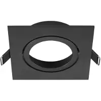 SLV Anneau de montage New Tria 95 carré noir - sans raccord