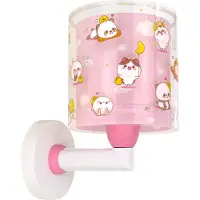DALBER Applique murale enfant Kawaii Friends Lueur rose dans le noir