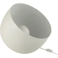 J-Line Lampe métal blanc large