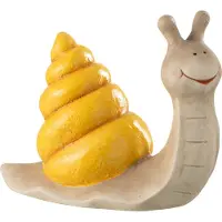 J-Line Schnecke Outdoor Mgo Gelb