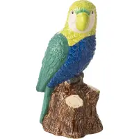 J-Line Oiseau perroquet en céramique vert/bleu