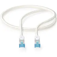 Nedis Câble réseau CAT6a | S/FTP | RJ45 mâle | RJ45 mâle | 5.00 m | Snagless | Rond | Tressé / PVC | Argent | Boîte avec fenêtre couverte