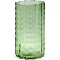 Serax Vase Green Transparent Waves Vase 01