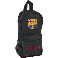 Big Buy Cooking Safta 412027747 Trousse à crayons Sac à dos 4 pièces, 33 pièces, Fc Barcelona, Noir Fcb