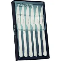 Arcos Set de couteaux Lenden de table 378200 Monobloc monobloc en acier inoxydable, lame 11 cm en boîte cadeau 6 pièces