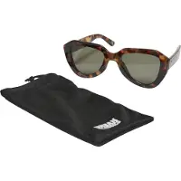 Urban Classics Lunettes de soleil 'Houston' cognac / brun foncé / rouge