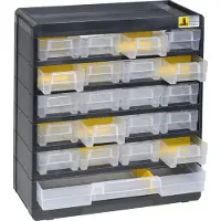 Allit Magasin de stockage (L x H x P) 300 x 335 x 135 mm Noir, jaune VarioPlus Basic 32 458090 1 pc