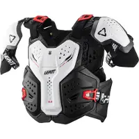 Leatt 6.5 Pro S21, gilet de protection de niveau 2 ,Blanc/Noir ,S/M