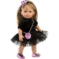Llorens 53553 ELENA poupée réaliste avec corps en tissu doux 35 cm