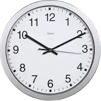 Hama Horloge murale "Mallorca", Ø 30 cm, argentée